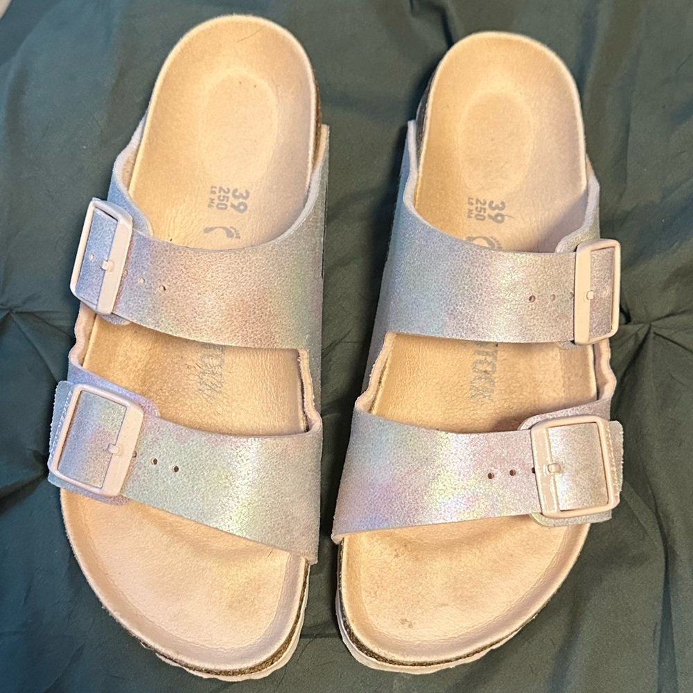 Women’s Iridescent Birkenstock Sandals